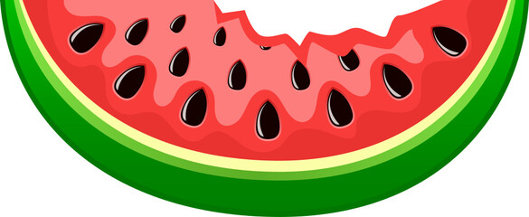 Watermelon clipart design illustration