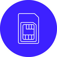 Obraz premium Sim Card Icon