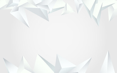 Transparent Triangle Dynamic Vector  Gray