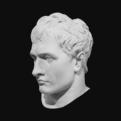 Greek statues thinkers sages vintage picture 