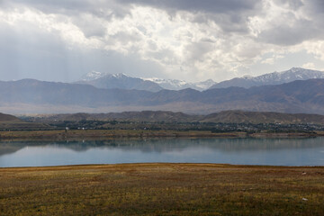 Toktogul Water Reservoir, reservoir in the territory of the Toktogul district of the Jalal-Abad region of Kyrgyzstan, the largest reservoir in Central Asia