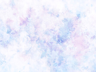 幻想的な水色の水彩テクスチャ背景
