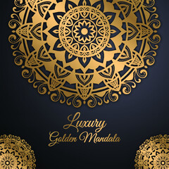 background with golden ornament