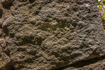 茶色の岩のざらざらした質感