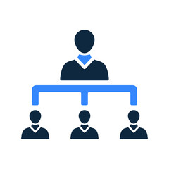 Business, hierarchy icon. Simple editable vector design isolated on a white background.