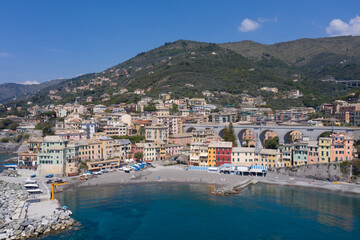 bogliasco a genova fotografato col drone