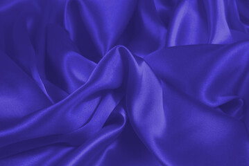 Obraz premium Rich and luxury red silk fabric texture background.