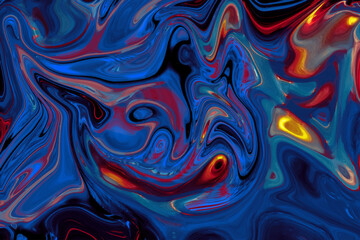 Vector illustration: Modern colorful flow background