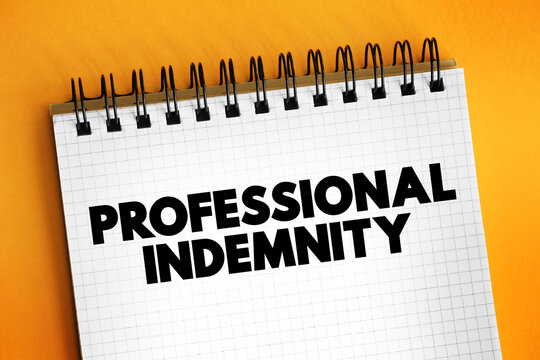 Professional Indemnity (insurance coverage) acronym text on notepad, business concept background