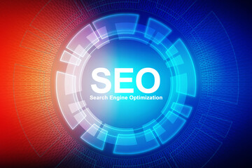 seo concept 2d illustration

