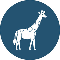 Giraffe   vector icon  Which Can Easily Modify Or Edit 

