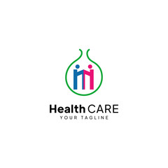 Health logo vector illustration for personal and company simple identity