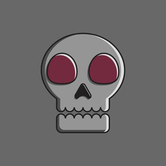 skull head illustrator vector graphics great for daily use icons