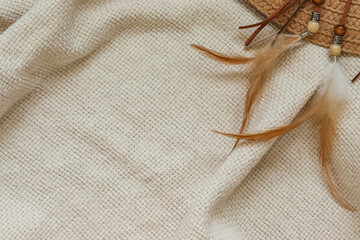 Neutral boho background