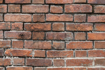 Red brick wall building exterior