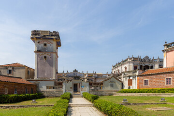 Deyue Tower in Kimen of Taiwan