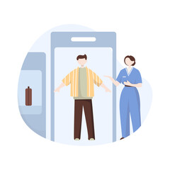 People in airport flat color icons set of pilot stewardess tourists with travel bags at checkpoint and security screening. Passport control, luggage, security, check. Isolated vector illustration