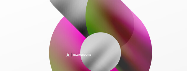 Digital web futuristic template. Circle composition abstract background. Vector Illustration For Wallpaper, Banner, Background, Card, Book Illustration, landing page