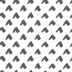 Fototapeta premium Vector. Grey and white background. Artistic background, hand drawn simple shapes, checkmarks. Mosaic abstract background. Repeating geometric texture.