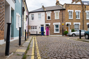 London- Residential street off Askew Road in Shepherds Bush, W12 West London