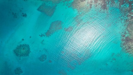 Aerial view of the Pacific Ocean in Philippines © Editwithfelix/Wirestock Creators