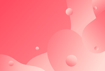 ベクター素材_ウェーブ_ピンク