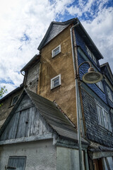 Fototapeta premium Alte Häuser in der Altstadt von Wetzlar