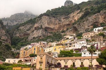 Fototapeta na wymiar The village of Positano on the Amalfi Coast, Province of Salerno, Campania, Italy