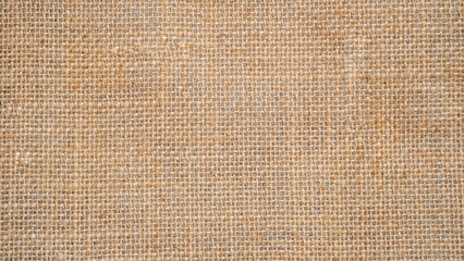 Burlap sackcloth background and texture, brown natural Burlap Fabric, with space for text...