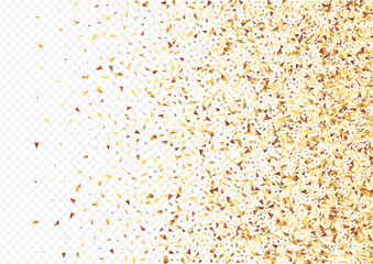 Gold Foil Effect Transparent Background.