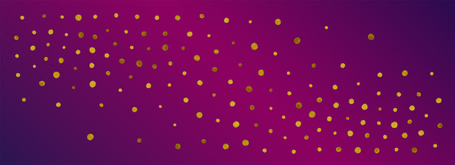 Yellow Dust Happy Vector Panoramic Purple