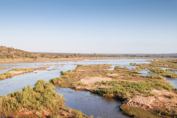 Fototapeta na wymiar Kruger National Park, South Africa: Olifants River
