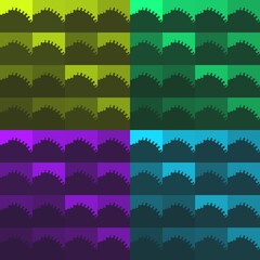 Obraz premium creative minimal patterns and design from paint blob