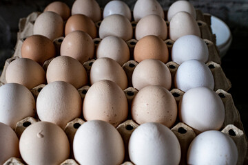Jajka, Kurze jajka, zdrowe jajka, Jajka w pojemniku, jajka od zdrowych kur, kury z wolnego wybiegu, kolorowe jajka, eggs, healthy eggs,  © Follow the Sun