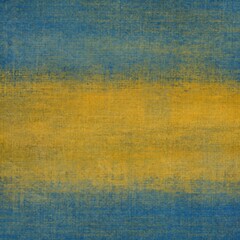Mustard yellow and navy blue abstract rough texture on canvas.