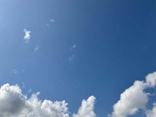 blue sky with clouds