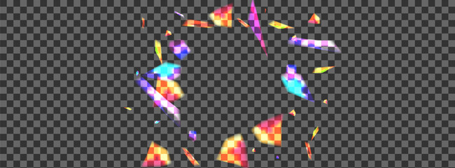 Bright Glare Background Transparent Vector. Bokeh Layer Illustration. Orange Overlay Texture. Glow Fall. Element Romance Template.