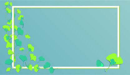 イチョウ・フレーム・素材