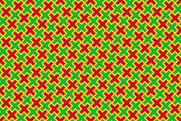 Geometric pattern in the colors of the national flag of Mali. The colors of Mali.