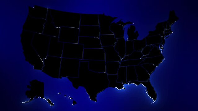 united states of america highlight background cartography design silhouette graphic