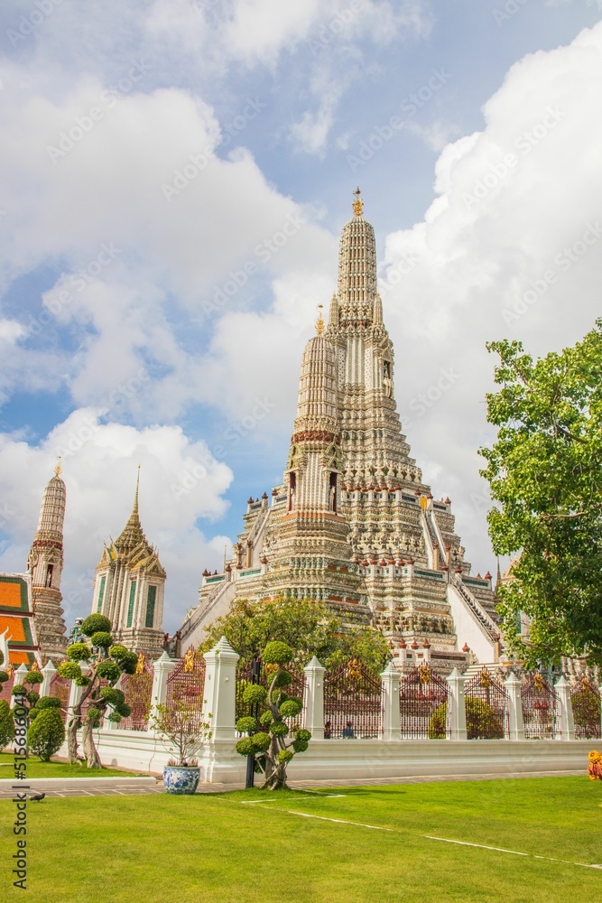 Sticker wat arun in bangkok thailand