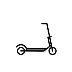 Scooter  - simple vector icon 