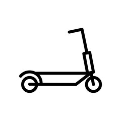 Scooter icon symbol shape.