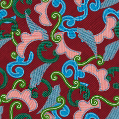 ABSTRACT ORNAMENTAL PRINT STYLE
