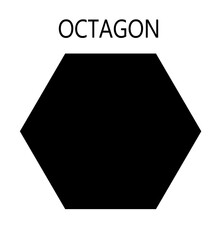 Octagon Design learning support in black color
