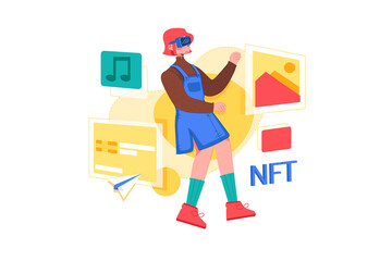 Create NFT using VR tech