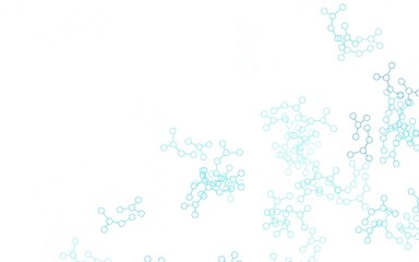 Light Blue, Yellow vector texture with artificial intelligence concept.