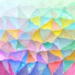 Abstract flowing digital fractal patterns in a painterly style - watercolor bright acrylic paint and ink styled symmetrical space and bright abstract concept