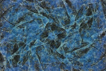 Digital painterly fractal texture