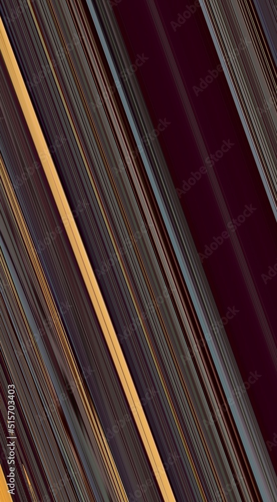 Poster parallel stripes on the diagonal metallic abstract in gold and bronze on a brown and grey textured b